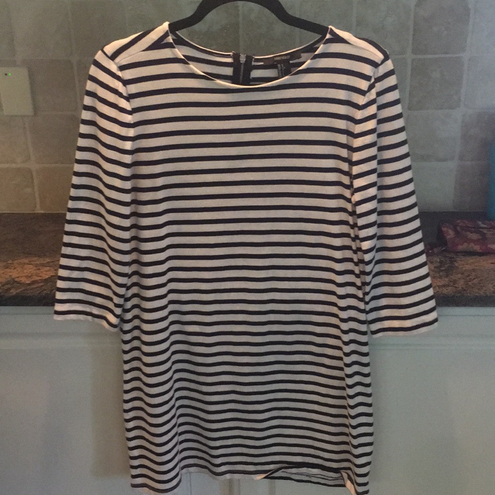 Forever 21 Striped Shift Dress